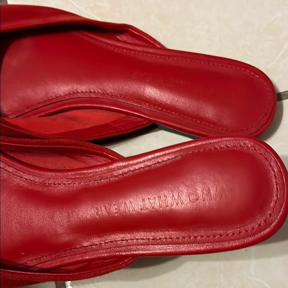 Who What Wear Scarlet Mules - Picture 3 of 10